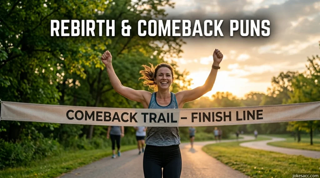 Rebirth & Comeback Puns