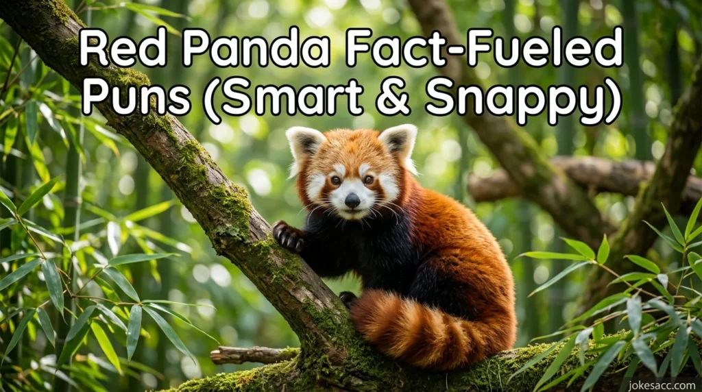 Red Panda Fact-Fueled Puns (Smart & Snappy)