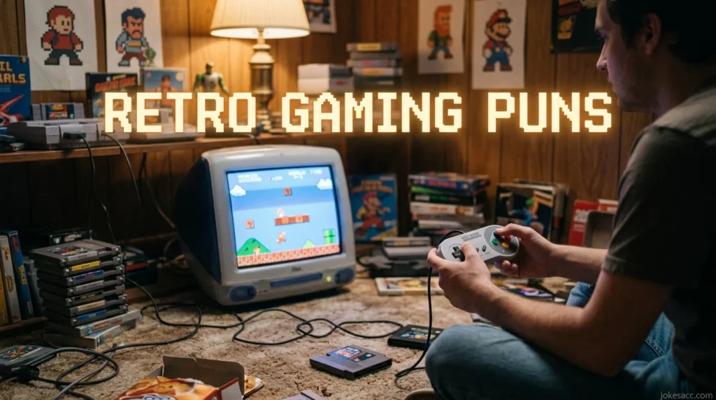 Retro Gaming Puns