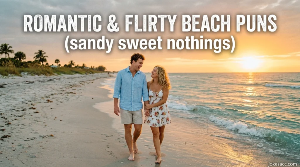 Romantic & Flirty Beach Puns (sandy sweet nothings)