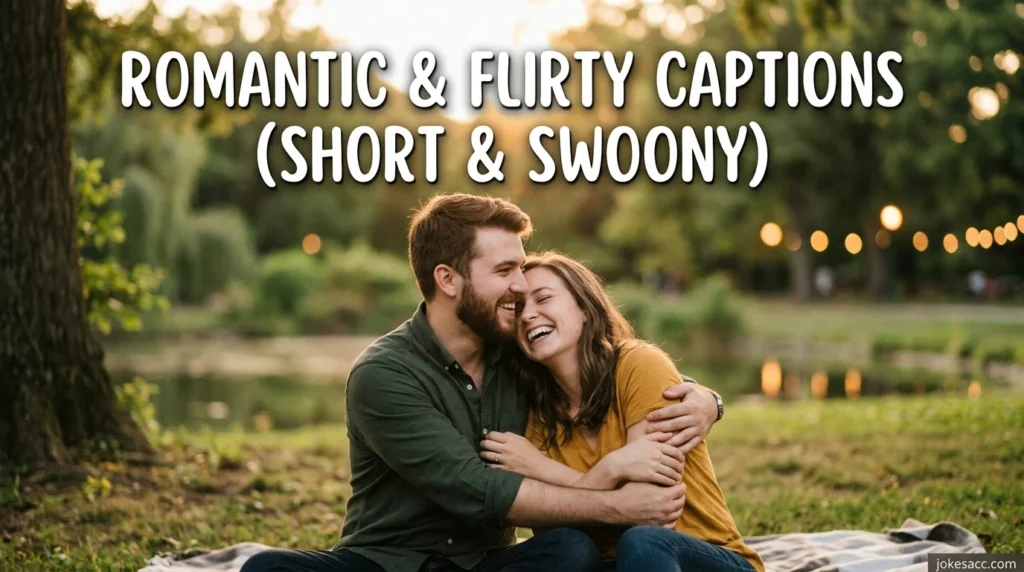 Romantic & Flirty Captions (short & swoony)