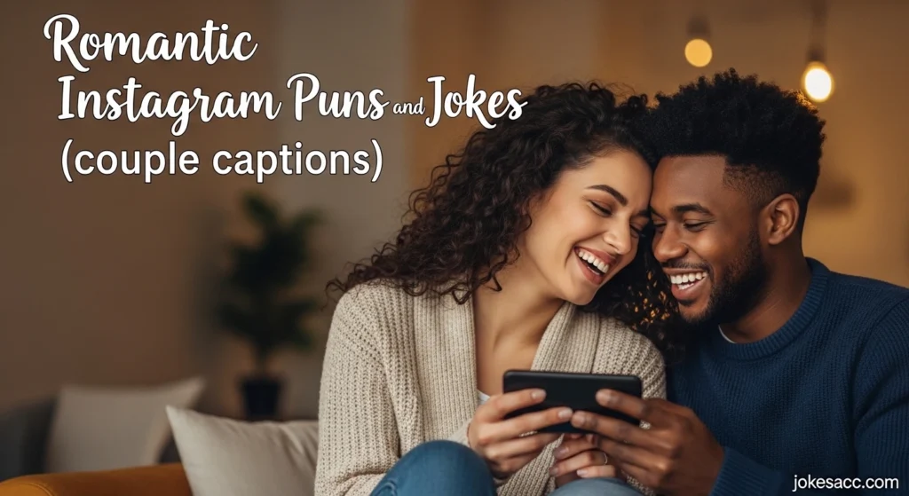 Romantic Instagram Puns and Jokes (couple captions)