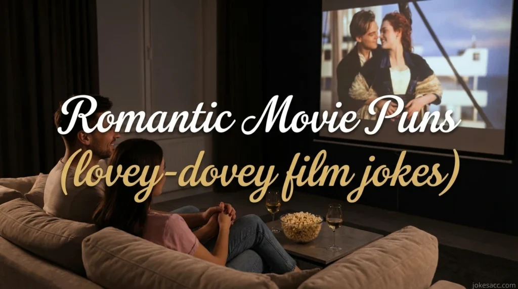 Romantic Movie Puns (lovey-dovey film jokes)