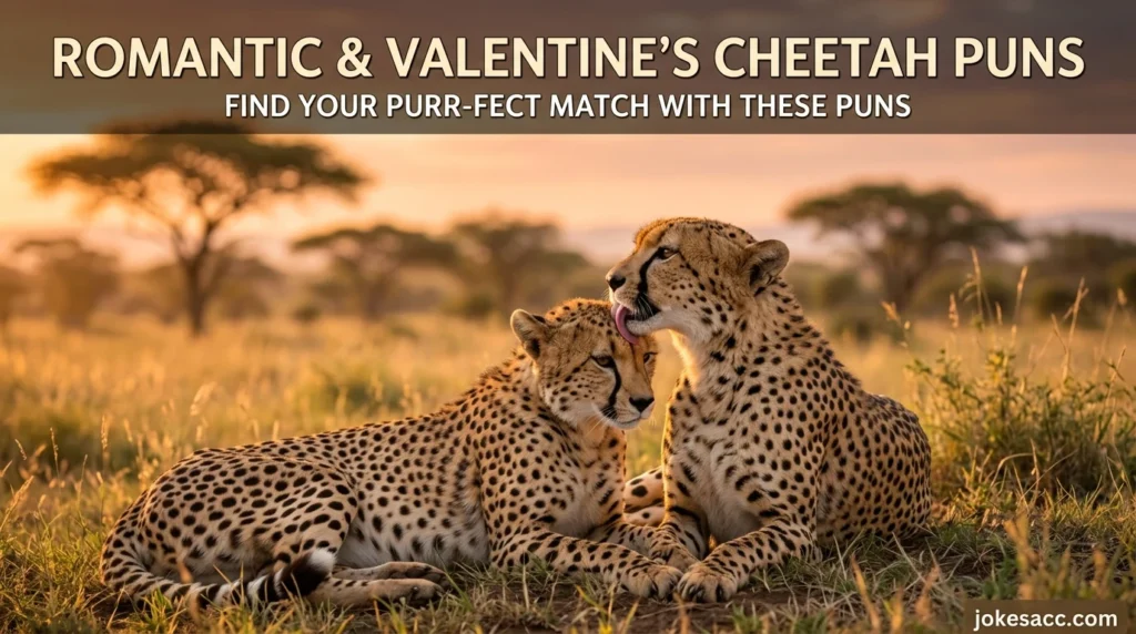 Romantic & Valentine’s Cheetah Puns