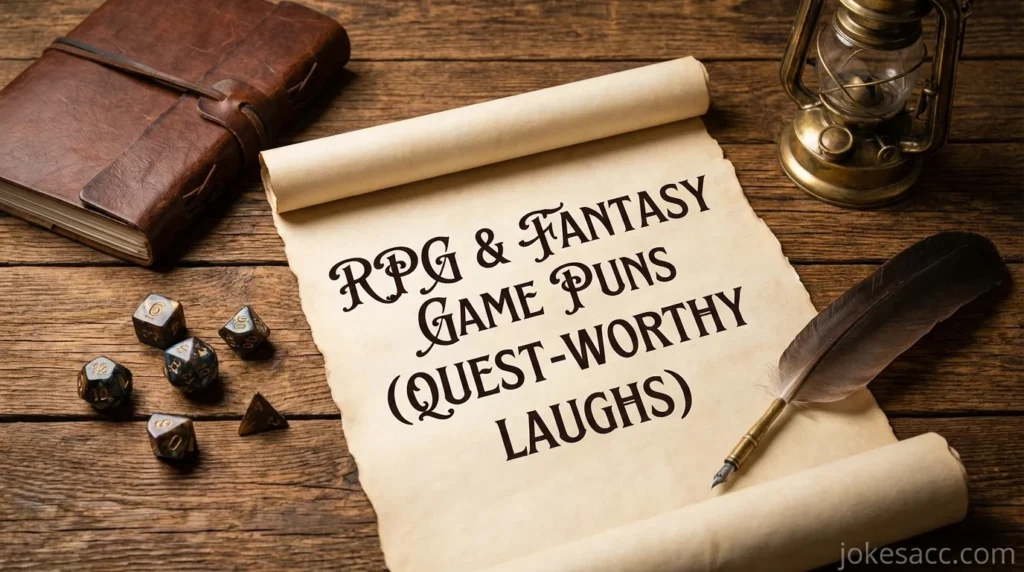 RPG & Fantasy Game Puns (Quest-Worthy Laughs)