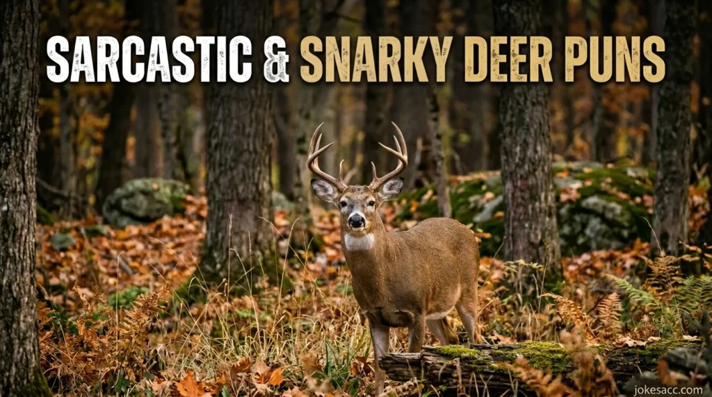 Sarcastic & Snarky Deer Puns