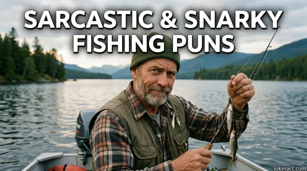 Sarcastic & Snarky Fishing Puns