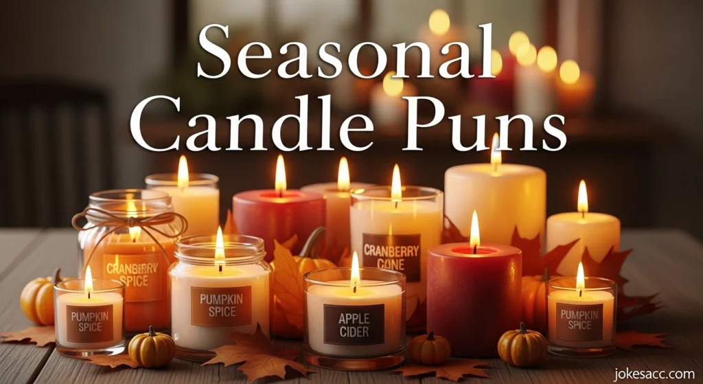 Seasonal Candle Puns
