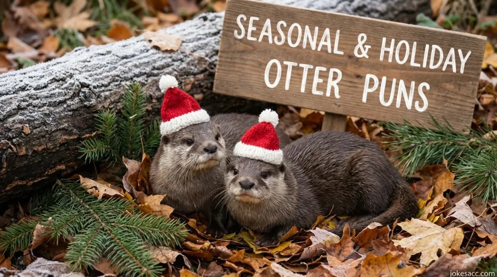Seasonal & Holiday Otter Puns