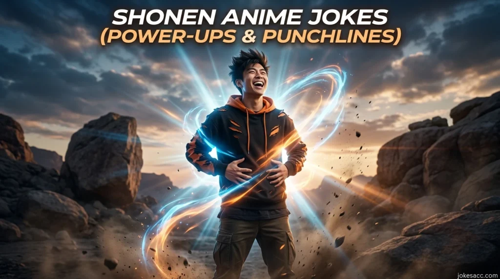 Shonen Anime Jokes (Power-Ups & Punchlines)