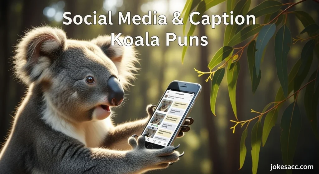 Social Media & Caption Koala Puns