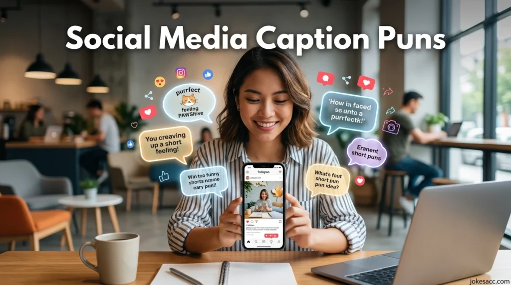 Social Media Caption Puns 