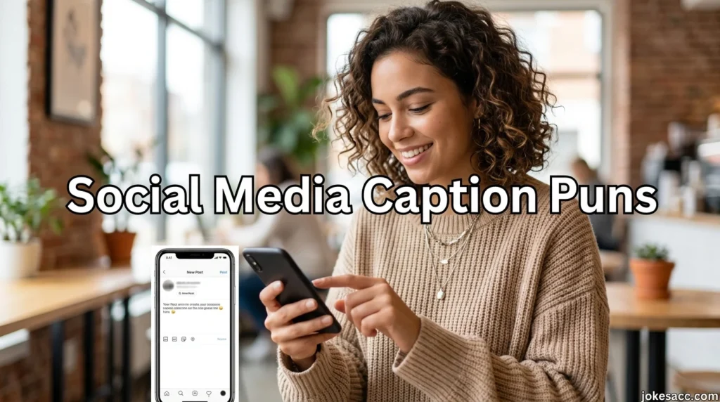 Social Media Caption Puns