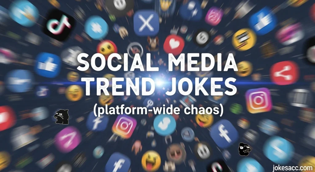 Social Media Trend Jokes (platform-wide chaos)