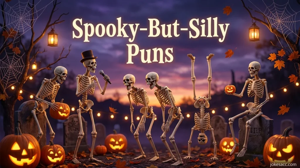 Spooky-But-Silly Puns