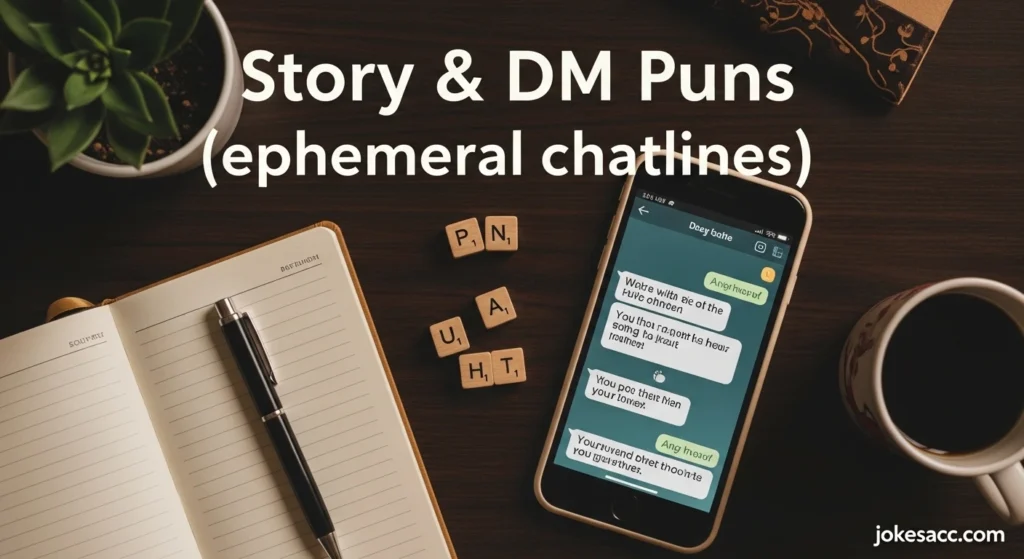 Story & DM Puns (ephemeral chatlines)