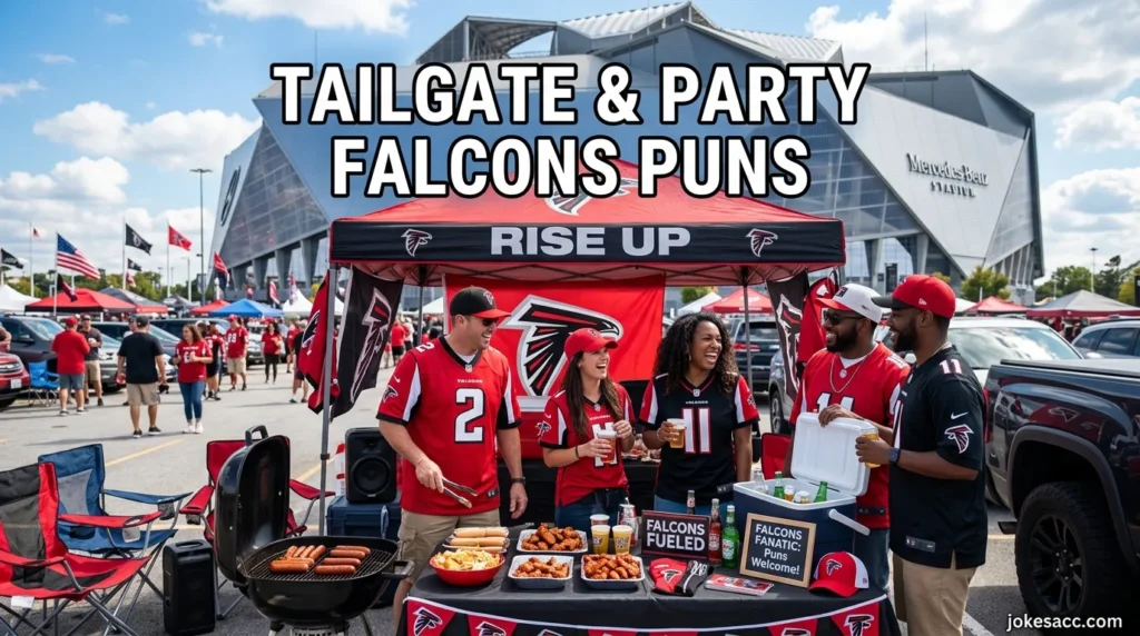 Tailgate & Party Falcons Puns