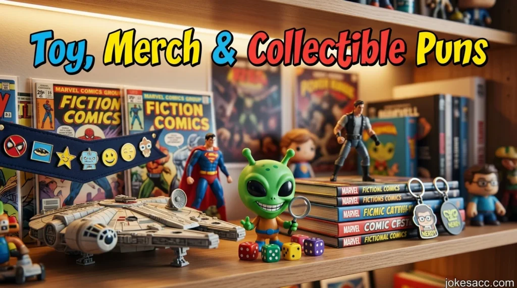 Toy, Merch & Collectible Puns