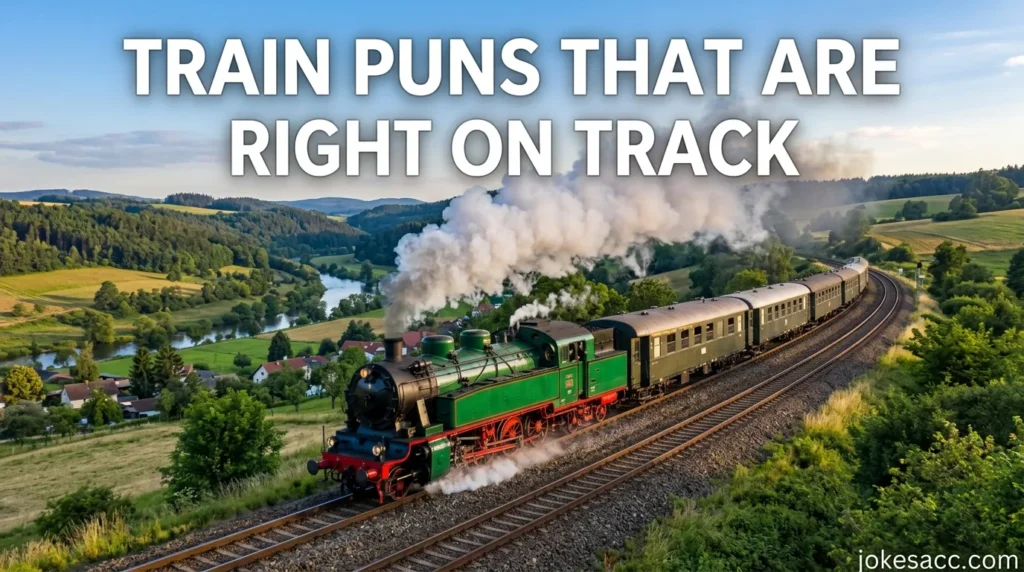 Train Puns That Are Right on Track