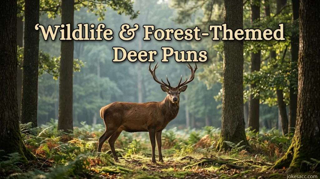Wildlife & Forest-Themed Deer Puns
