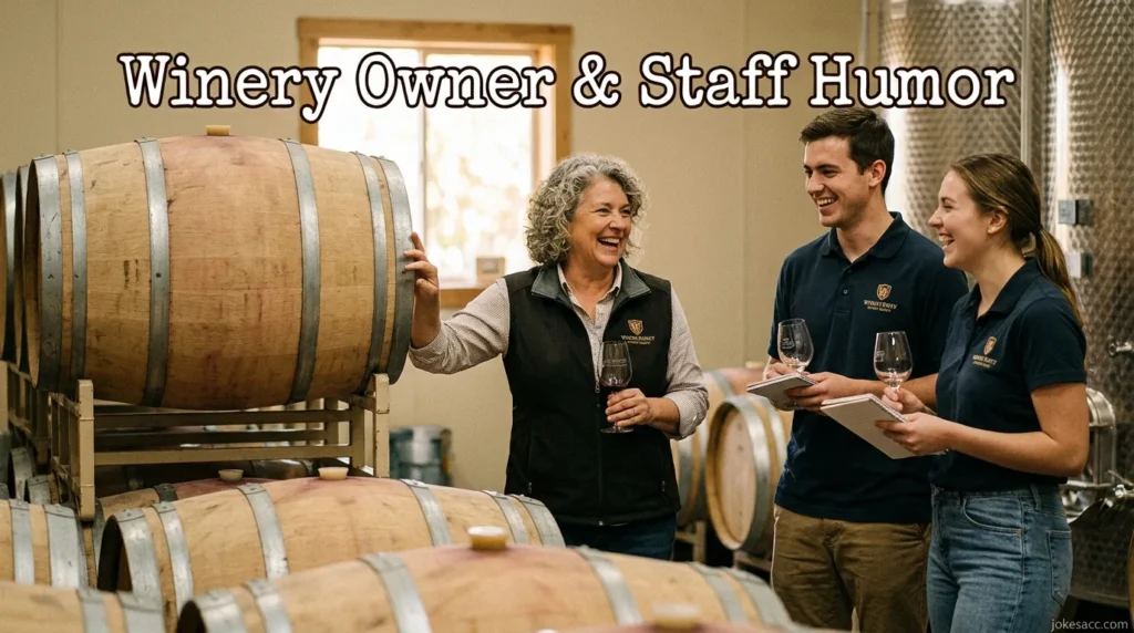 Winery Owner & Staff Humor