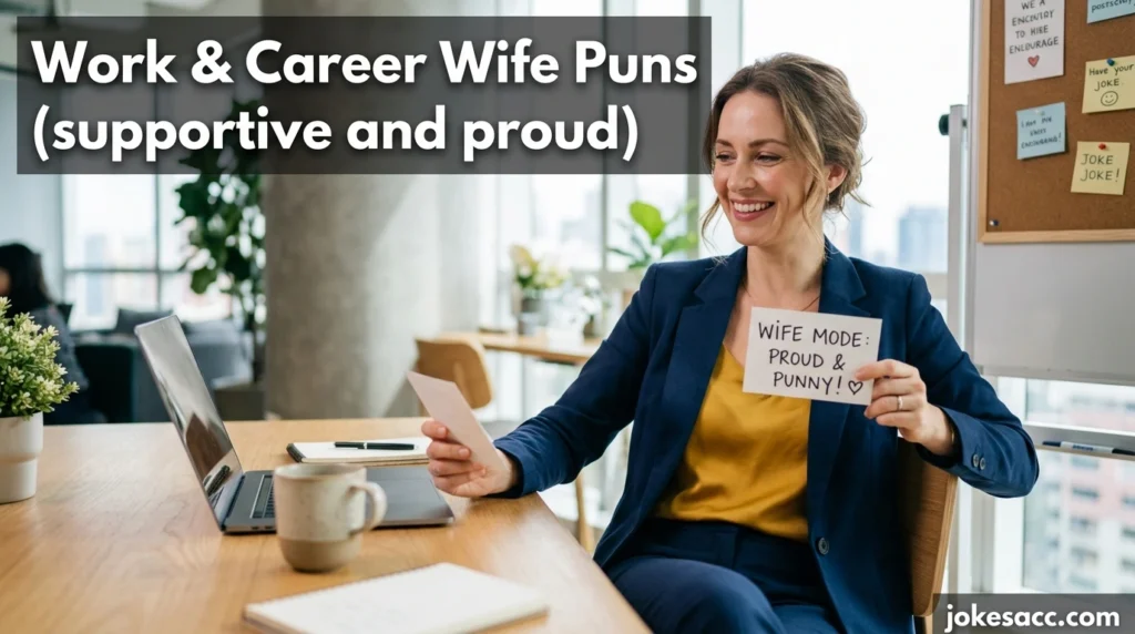 Work & Career Wife Puns (supportive and proud)