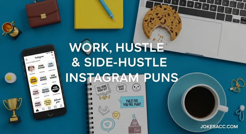 Work, Hustle & Side-Hustle Instagram Puns