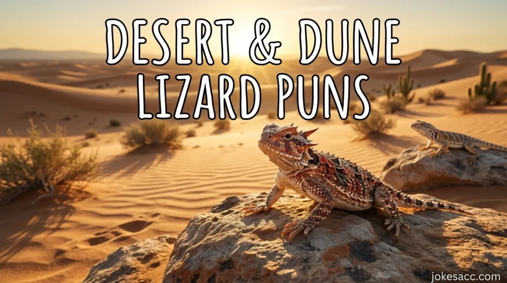 Desert & Dune Lizard Puns