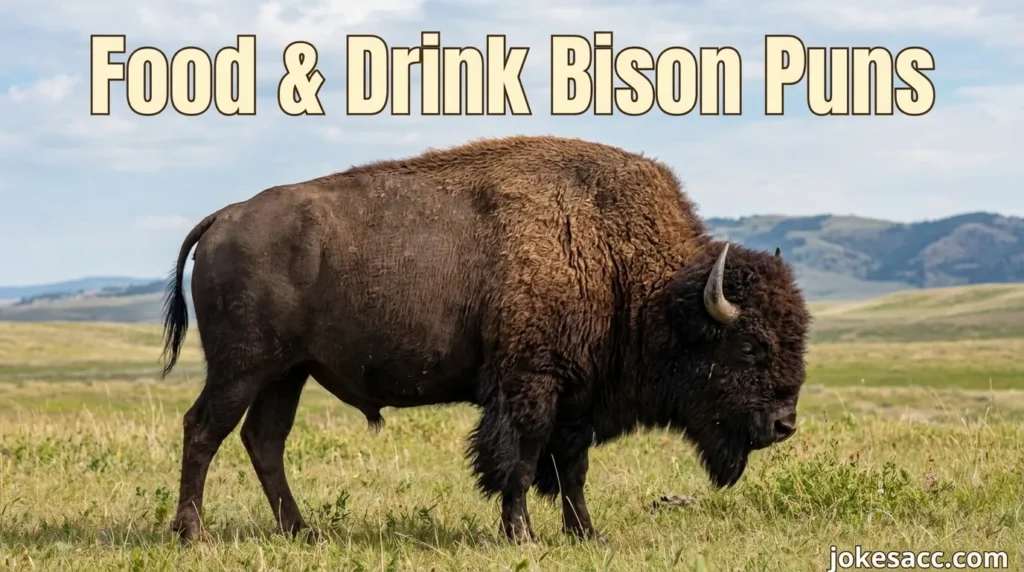 Food & Drink Bison Puns