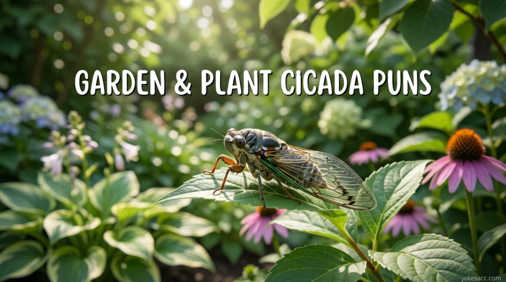 Garden & Plant Cicada Puns