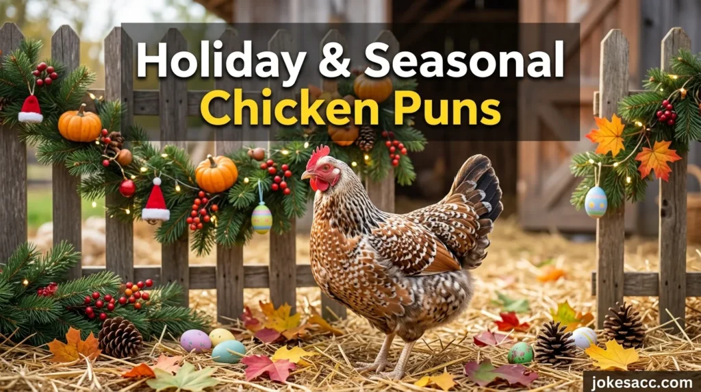Holiday & Seasonal Chicken Puns