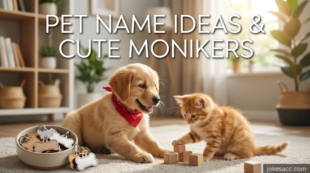 Pet Name Ideas & Cute Monikers