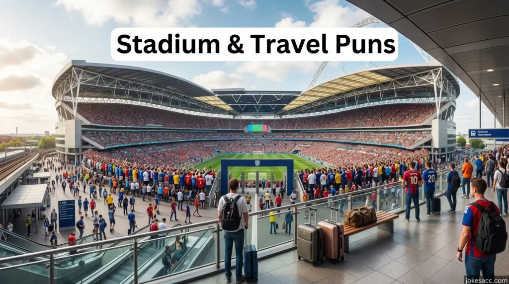 Stadium & Travel Puns